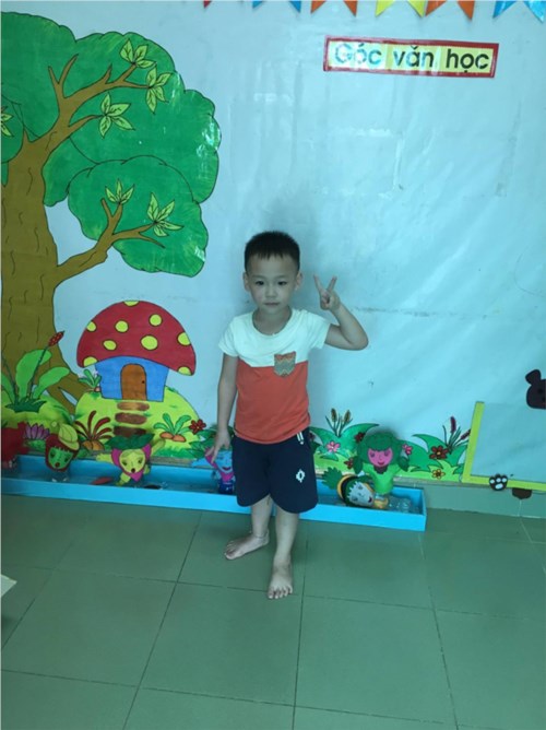Bé Lê Quang Minh - Lớp mẫu giáo Lớn A2